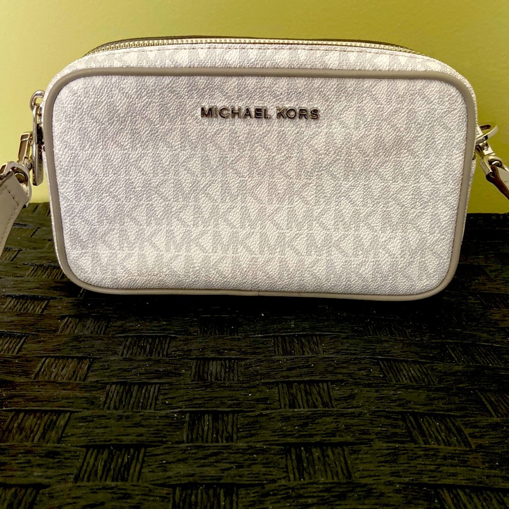 Michael Kors Light Gray Crossbody Bag